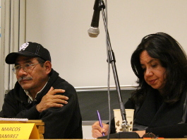 Marcos und Berenice an der Konferenz in Freiburg