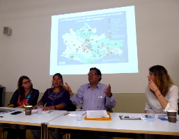 Marcos Leyva schildert die Auswirkungen der Magaprojekte auf die Bevölkerung, Zürich 