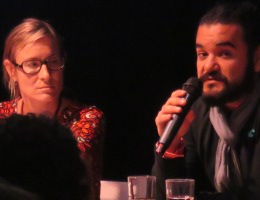 Rede des Aktivisten an der Veranstaltung in Lausanne