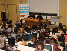 Conférence à Fribourg.