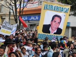 Demonstration in Barrancabermeja