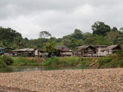 Die verlassenen Häuser in Pichimá Quebrada