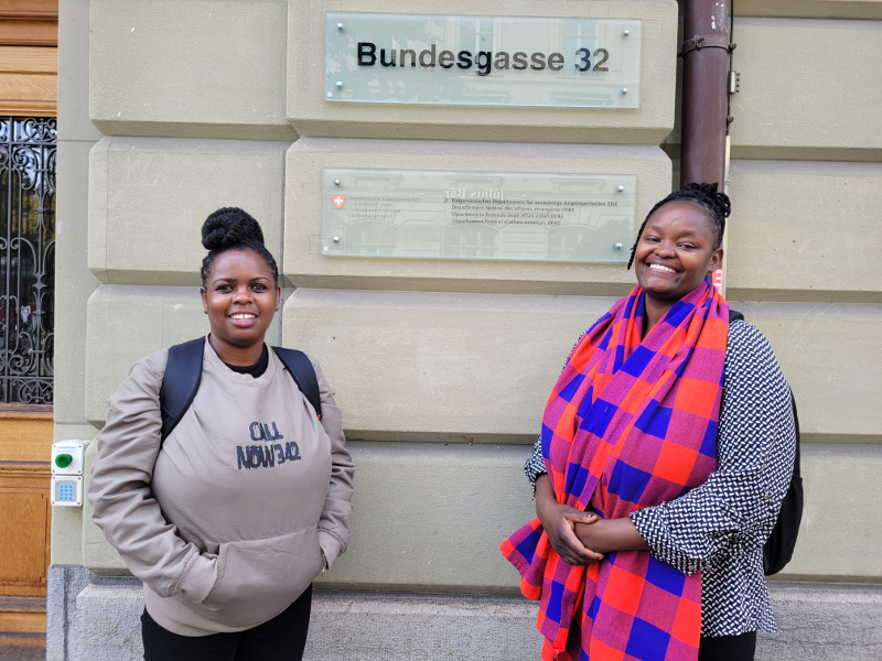 En visite à la division Paix et droits humains du DFAE.