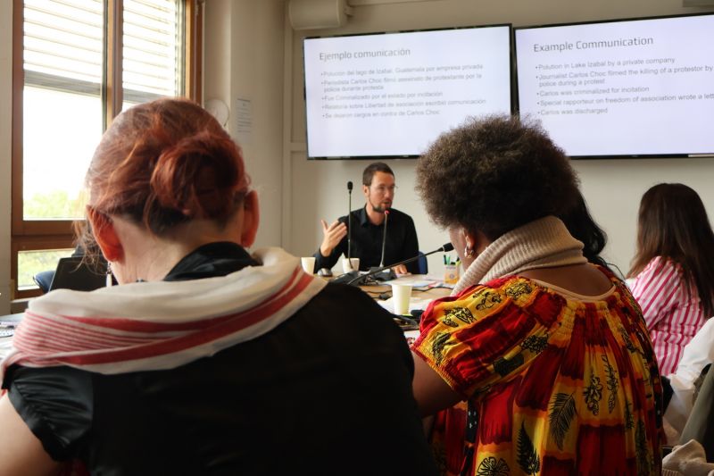 Formation animée par Yannick Wild, responsable de plaidoyer de PBI