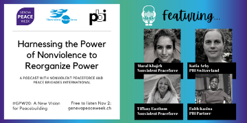 PBI participe à la Geneva Peace Week avec un podcast
