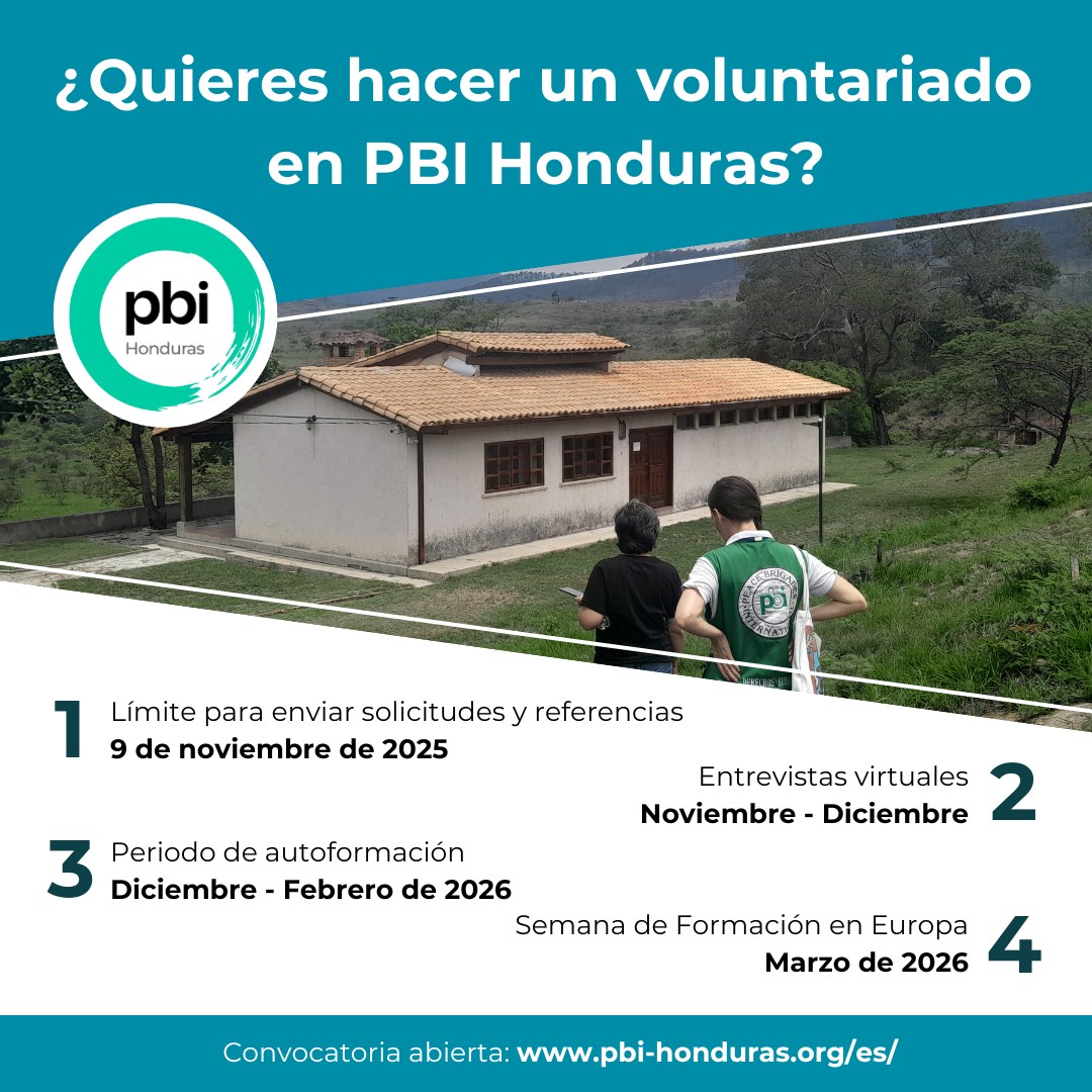 Recherche de volontaires pour PBI au Honduras