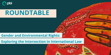 Roundtable | Gender and Environmental Rights: Exploring the Intersection in International Law