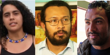 the three speakers portrait