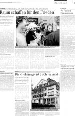 Raum schaffen für den Frieden