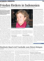 Frieden fördern in Indonesien