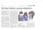 Mit dem "Frieden" auseinandergesetzt