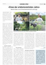 "Eines der erlebnisreichsten Jahre" 